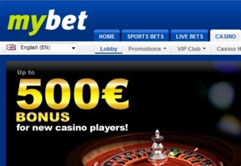 mybet casino bonus